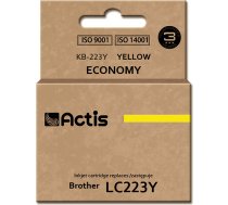 Partydeco Actis kb-223y tinte (aizstājēja brother lc223y; standarta; 10 ml; dzeltena)