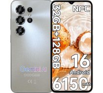 DOOGEE NOTE 56 X PRO Android 16 viedtālrunis bez līguma, 32GB RAM + 128GB ROM/2TB mobilais tālrunis bez nosūtīšanas, 6150 mAh mobilais tālrunis lēts 8,45 mm Ultraslim 6,56" HD+, 13MP + 8MP, NFC/Face