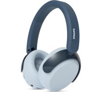 Philips TAK5500RT 5500 sērijas trokšņu slāpēšanas bezvadu Bluetooth 5.4 austiņas bērniem, salokāmas, 34 stundu ANC atskaņošana, skaļuma ierobežojums, audio koplietošana, USB-C kabelis