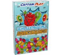 CAPTAIN PLAY Schleckmuschel Adventes kalendārs 2025, retro saldumu dāvanu ideja bērniem un pieaugušajiem ar 240 g, neparasts Ziemassvētku rotājums