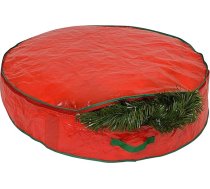 Ziemassvētku vainagu glabāšanas soma, vītņu glabāšanas soma, glabā līdz 55 cm garus mākslīgos vainagus, izturīgs, ūdensnecaurlaidīgs materiāls, glabāšanas soma ar rāvējslēdzēju un rokturiem pārnēsāšanai