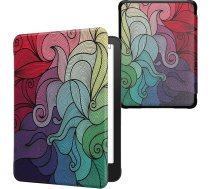 kwmobile Flip Case saderīgs ar Amazon Kindle Paperwhite (2024)/Colorsoft Case - E-grāmatu lasītāja futrālis - Krāsa Rozā Rozā Zils Zils Zaļš