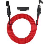 KUNCAN 12FT Sae kabelis, Sae-Sae pagarinājuma kabelis, 16 Gauge 2 pin vadu savienojums, lielas izturības līdzstrāvas vads, ātra atvienošana/atvienošana, SAE vadi ar SAE savienotāju, ar putekļu vāciņu