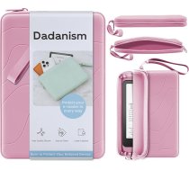Dadanism 6-7 collu silikona aizsargvāciņš 7 collu jaunajiem Kindle Paperwhite un Kindle Colorsoft Signature Edition, 6 collu K-indle/K-indle Oasis/E-Reader, rozā krāsā