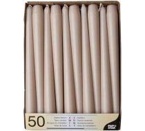 Papstar 88340 Konusveida sveces, diametrs 2,2 cm, 25 cm, pulverveida, iepakojumā 100 gab.
