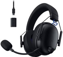 Razer BlackShark V3 priekš PlayStation - bezvadu e-sporta austiņas - Triforce 50 mm draiveris - noņemams platjoslas mikrofons - HyperSpeed 2,4 GHz un Bluetooth - THX Spatial Audio - PS5/PC | Black