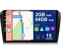 Android 14 IPS auto radio priekš Mazda 3 (2006-2012) - Iebūvēts CarPlay Android Car - Bezmaksas atpakaļgaitas kamera - 2G + 32G - 9 collu 2 DIN - DSP DAB stūres vadības pults WiFi Fast Boot 4G