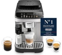 De'Longhi Magnifica Evo - pilnībā automātisks krējuma un piena putu kafijas automāts ar 7 viena pieskāriena dzērieniem, kapučīno un espresso, kafijas automāts, Soft Touch vadības panelis, sudraba (ECAM292.81.SB)