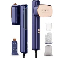 Sundu tvaicētājs ar tvaiku 2 in 1.15s ātrās uzsildīšanas tvaicētājs, ceļojuma gludeklis ar pasaules spriegumu (110-240V), 2 sausā gludekļa temperatūras, 4 tvaika režīmi, gludeklis ar LED displeju