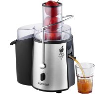 CONCEPT Hausgeräte LO7026 Svaigu sulu spiede ar XXL uzpildes atveri, 7,2 cm un diviem pārslēgšanas līmeņiem, 16800 apgr./min, 1,8 L, 1000 W, sudraba krāsā