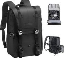 K&F Concept Camera Backpack, fotokameras somiņa fotogrāfiem, foto mugursoma kameras mugursoma ar 15-15,6 collu nodalījumu klēpjdatoram, saderīga ar Canon/Nikon/Sony/DJI Mavic dronu (20L)