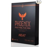 Phoenix Foot Scrub Vīriešiem - īpaši liels - īpaši spēcīgs - kanēlis - eksfoliējošs līdzeklis sausām pēdām - noņem mizu - bez parabēniem un smaržvielām - 2 gabaliņu iepakojums