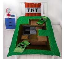 Minecraft atgriezeniska gultas veļa TNT Creeper Diamond Sword 2gab Gultas veļa 135x200cm Spilvens Cover 80x80cm kokvilna