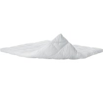 Lucid Ultra Soft 7,5 cm mikrošķiedras matrača pārvalks, 90 x 200 cm, kokvilnas Percale pārvalks ar 4 stūru saitēm, Oeko-Tex, elpojošs matrača pārvalks, balts