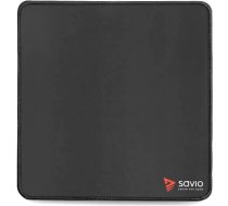 spēļu peles paliktnis 250x250x2mm, šūtas malas, melns turbo dynamic s