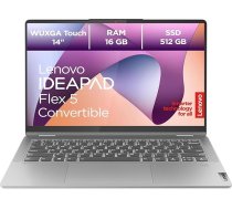 Lenovo IdeaPad Flex Convertible 5 klēpjdators | 14 collu WUXGA displejs | AMD Ryzen 7 7730U | 16 GB RAM | 512 GB SSD | AMD Radeon Graphics | Windows 11 Home | QWERTZ | Grey | 3 mēnešu Premium Care