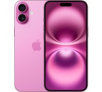 Apple iPhone 16 Plus 128 GB: 5G tālrunis ar kameras vadību, A18 mikroshēmu un reālu akumulatora uzlabojumu. Darbojas ar AirPods, Rose