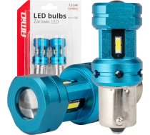 Led spuldzes canbus 1156 ba15s p21w r10w r5w 4smd 1860 balta 12v 24v -04252