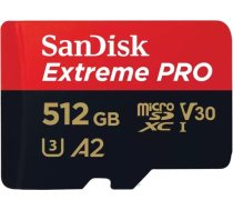 extreme pro microsdxc 512gb 200/140 mb/s a2