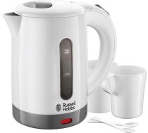 Russell Hobbs 23840 Compact Travel Electric Kettle, plastmasas, 1000 W, balta