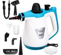 FAOKZE tvaika tīrītājs ar 10 piederumiem, 1050 W rokas tvaika tīrītājs, 3,0 bāru tvaika spiediens, 500 ml, 3 minūšu sildīšanas laiks, tvaika tīrītājs grīdām automašīnām, vannas istabām, logiem, paklājiem, dīvāniem, flīzēm, šuvēm