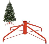 Ouvin 21,6 collu Ziemassvētku eglīšu statīvs Dzelzs metāla eglītes pamatne 1,2 m, Ziemassvētku rotājums (50 cm, sarkans)