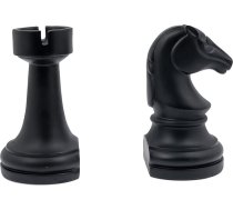 Šaha grāmatu paliktņi Resin Dekoratīvie grāmatu paliktņi Black Heavy grāmatu paliktņi grāmatām grāmatu paliktņi birojam Home (1 pāris, 6,5 x 4,2 collas)