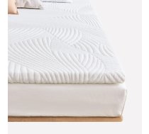 Sweetnight Gel-Foam Topper for Box Spring Bed & Mattress Protector, matrača pārvalks, matrača pārvalka augstums 5 cm, 3 cm gēla atmiņas putas, 2 cm liela apjoma putas, mazgājams pārvalks līdz 60 °C temperatūrā