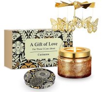 Butterfly dāvanas sievietēm, unikāla dzimšanas dienas dāvana mammai māsai, labākā draudzene draudzenei, rotējošas aromātiskās sveces jubilejai, Ziemassvētkiem, Pateicības dienai, dāvanas sievietēm, kurām ir viss