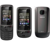 Nokia c2-05 dinamiskā pelēkā krāsā