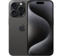 Apple iPhone 15 Pro 128 GB - Titāna melns (Atjaunots)