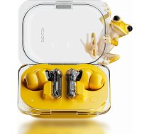Bezvadu Bluetooth austiņas Nothing Ear (a) ar ChatGPT integrāciju, ANC, basa pastiprināšanas algoritmu un līdz 42,5 stundām ilgu atskaņošanas laiku - dzeltenas krāsas