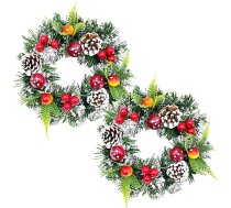 2 Ziemassvētku sveces, 20 cm Ziemassvētku sveces, Stūra vainags, Gredzeni, Ziemassvētku sveces, Vītnes, Mākslīgās ogas, Sveču gredzeni, Mazie priežu čiekuri, Sveču gredzeni, Rustikāli ziemas sveču vainagi, Rudens sveces