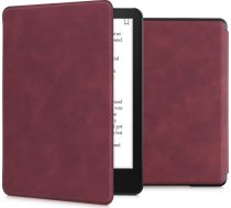 kwmobile Korpuss saderīgs ar Amazon Kindle Paperwhite (11th Gen - 2021) - mākslīgās ādas aizsargvāciņš - tumši sarkans