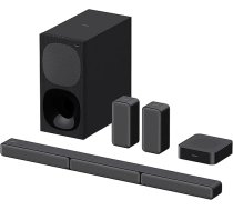 Sony HT-S40R 5.1 kanāla surround skaņu josla ar zemfrekvences skaļruni un bezvadu aizmugurējiem skaļruņiem