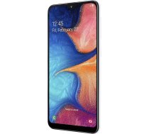 Samsung Galaxy A20e viedtālrunis (14,7 cm (5,8 collas), 32 GB iekšējās atmiņas, 3 GB RAM, Dual SIM, zils) - vācu versija, balts