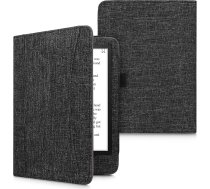 kwmobile Flip Case saderīgs ar Amazon Kindle Paperwhite (11th Gen - 2021) - Priekšējā kabatas siksniņa - tumši pelēks