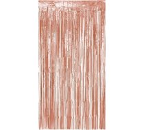 Boland - Metālisks folijas aizkars, 200 x 100 cm, svētku rotājums Vecgada vakaram, kāzām vai dzimšanas dienai, dekorēšana, Finiera aizkars