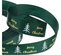 6 pēdas plata Ziemassvētku Grosgrain lentes apdrukāta Ziemassvētku kūka lentes plaša vadu Ziemassvētku lentes Ziemassvētku vainags lentes Ziemassvētku vainags lentes kartēm Puses rotājumi 1 collu plats (zaļa, priedes)
