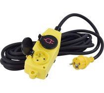Kontaktligzda, 4-kanālu, 16A+T, ar atvāžamu vāku, IP44, kabelis, HO7RN-F 3G1,5 mm², garums 5 m