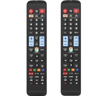 Universāla tālvadības pults visiem Samsung televizoriem Smart LED LCD televizoriem LCD LED QLED SUHD UHD HDTV izliektajiem plazmas 4K 3D viedajiem televizoriem ar pogām Netflix, Prime Video, Smart Hub, fona apgaismojumam