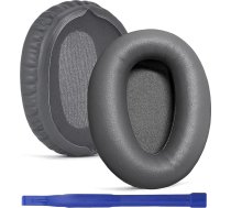 Aiivioll Rezerves austiņu ausu spilventiņi, saderīgi ar Sony WH-CH700N, WH-CH710N, MDR-ZX770BN, ZX780DC austiņām, proteīna āda/pelēka krāsa