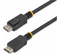StarTech. com 3 m DisplayPort DP 1.2 kabelis ar fiksatoru (vīriešu/vīriešu) - 4 K DISPLPORT10L kabelis - melns