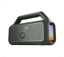 soundcore by Anker, Boom 2 āra skaļruņi, 80 W, zemfrekvences skaļrunis, BassUp 2.0, 24 stundu akumulators, IPX7 ūdensizturība un peldspēja, LED gaisma, USB-C, ekvalaizers, BT 5.3, Bluetooth mobilais skaļrunis (atjaunots)