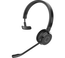Jabra Evolve 65 TE (trešais izdevums) Kabellose Einohr-Kopfhörer mit Ladeständer - Geräuschunterdrückung, 16 Stunden Akkulaufzeit, doppelte Konnektivität, funktioniert mit allen UC-Plattformen wie Zoom &