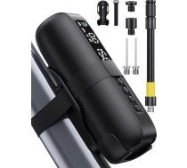GPUTEK BG02 velosipēdu gaisa sūknis 150 PSI elektriskais velosipēdu sūknis ar rāmja stiprinājumu 5 režīmi un 5200 mAh akumulatoru Elektriskais gaisa sūknis Schrader Presta Dunlop vārstiem velosipēdu riepām