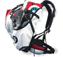 CADOMOTUS Airflow sporta mugursoma 30 + 15 L - Velosipēdu mugursoma - MTB mugursoma - Inline skrituļslidotāju mugursoma pieaugušajiem - Ultraviegla un ar muguras ventilāciju, ķiveres nodalījumu un nodalījumu apaviem