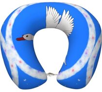 Flying White Goose memory foam U-veida ceļojumu spilvens, kempingam, mājai, birojam, braukšanai, galvas balstam, atpūtai, ceļošanai, kakla spilvenam,