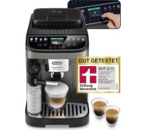 De'Longhi Magnifica Evo Next ECAM312.80.TB Pilnībā automātisks kafijas automāts ar 13 dzērieniem (Cappuccino, Espresso, Latte Macchiato), 2,4 collu TFT krāsu displejs, LatteCrema piena sistēma, 2 tasīšu funkcija
