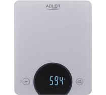 AD 3173 sudraba krāsas Virtuves svari - līdz 10 kg - led diodes